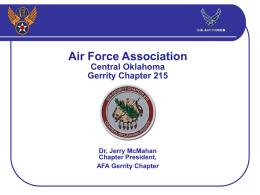 ppt - Air Force Association Gerrity Chapter