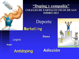 DOPING - Colegio de Farmaceuticos de San Isidro