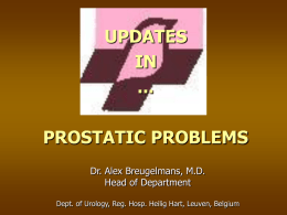 Update in Urology - Prostate