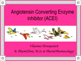 Angiotensin Converting Enzyme inhibitor (ACEI)