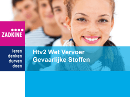 vervoeren van gevaarlijke stoffen