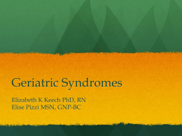 Geriatric Syndromes