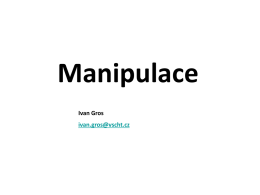 MM Manipulace