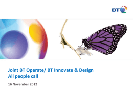 BT Technology, Service and Operations