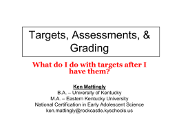 standards based grading powerpoint