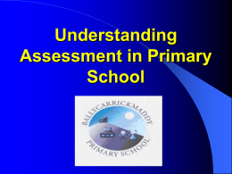 Diagnostic Assessment - Ballycarrickmaddy Primary School