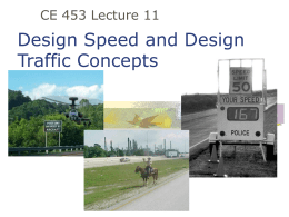 12 design speed and design traffic