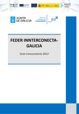 Guía FEDER-Innterconecta Galicia