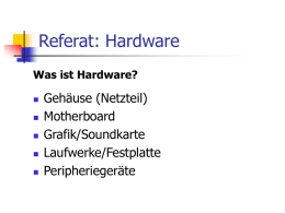a) Beispiel-Referat: Hardware - IT