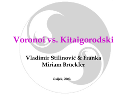 Voronoj vs. Kitajgorodski