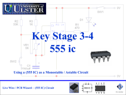 555 IC Circuit Monostable