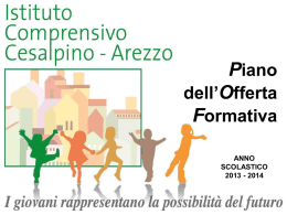 POF IC CESALPINO 2013/2014 - Istituto comprensivo Cesalpino