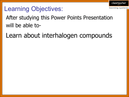 interhalogens compounds