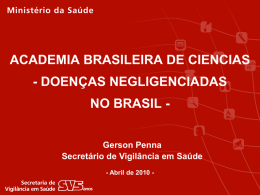 Situação de Saúde no Brasil - Academia Brasileira de Ciências
