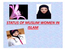 status of muslim women in islam