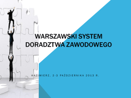 Doradztwo zawodowe w Warszawie
