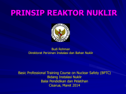 Prinsip Reaktor nuklir
