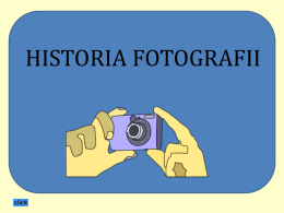 Prezentacja Jacka Miszty pt. „Historia fotografii”