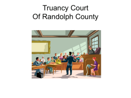 RC Truancy Court PowerPoint