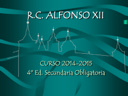 R.C. ALFONSO XII - Colegio Alfonso XII