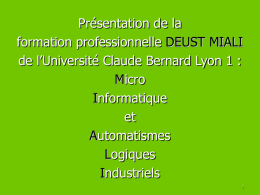 automatisme - Spiral - Université Claude Bernard Lyon 1