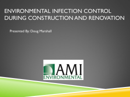 Environmental Infection Control