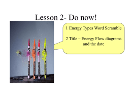 Lesson 2 energy diagrams, Lesson 3 po..