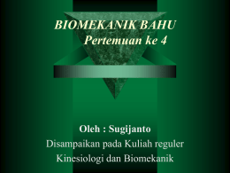 Biomekanik Pertemuan 3