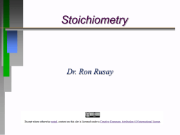 Stoichiometry-2014