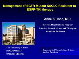 Management of EGFR-mutant NSCLC resistant to EGFR