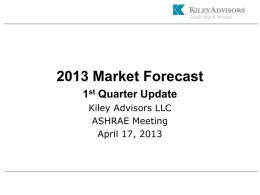 2013 Market Forecast