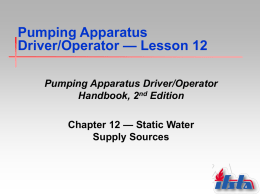 Lesson 12 - Timberline Fire Protection District