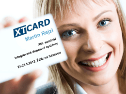 Představení společnosti XT-Card