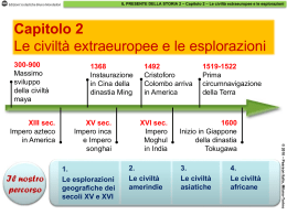 1. Le esplorazioni geografiche dei secoli XV e XVI