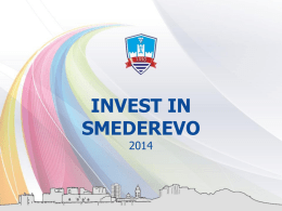 Invest in Smederevo