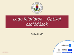 Logo feladatok – Optikai csalódások