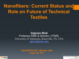 Current status and Pole of future of Technical Textiles by Gajanan