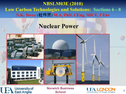 Sections 6 &ndash; 8 Nuclear Power