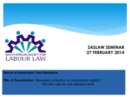 SASLAW Seminar feb 2014 final