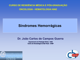 gicas  - Centro de hematologia de São Paulo