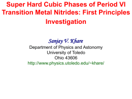 My presentation - Department of Physics and Astronomy