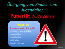 Pubertät - bei EQIOOKI ••• eqiooki.de