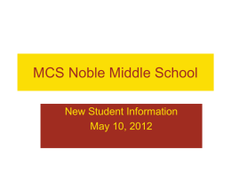 MCS Noble Middle School