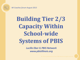 PowerPoint - Wisconsin PBIS Network