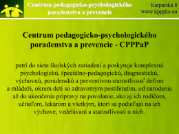 Prevencia - Krajská pedagogicko