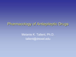 Pharmacology of Antiepileptic Drugs