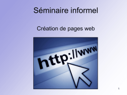 Le HTML - Ecole Centrale de Nantes