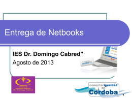 Entrega de Netbooks - Dr. Domingo Cabred