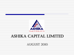 ashika capital limited