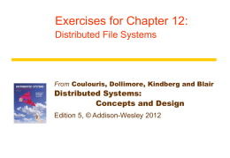 Exercises for Chapter 12